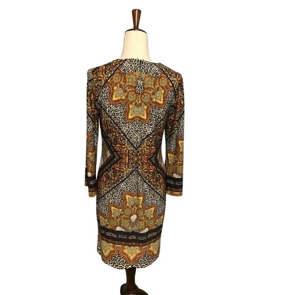 Chico's Leopard Paisley Shift Dress - Picture 5 of 8